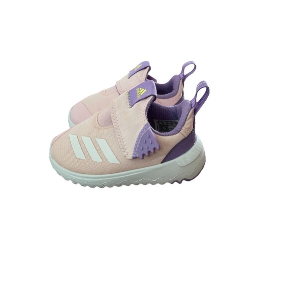 adidas Pink Purple Suru365 Training Slip-On Baby Toddler Shoes Strap Size 5K - Picture 1 of 12